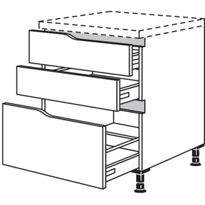 Nobilia Abschluss-Auszugschrank Curve NU2SAAC90 52029