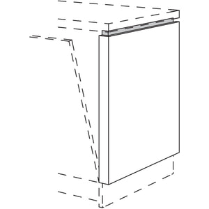 Nobilia Abschluss-Frontwange fuer vollintegrierte Geschirrspueler am Zeilenende NUWFG50-60 55953