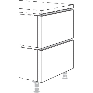 nobilia panel lateral final en diseño dividido NUWFT50-78 - Natura | 157