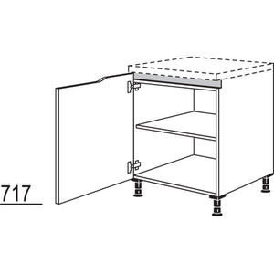 Nobilia Abschluss-Unterschrank Curve NUAC60 52031