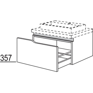 nobilia Abschluss-Waschtischschrank Curve NBWAAC45-36 67328