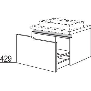 nobilia Abschluss-Waschtischschrank Curve NBWAAC90-43 67430