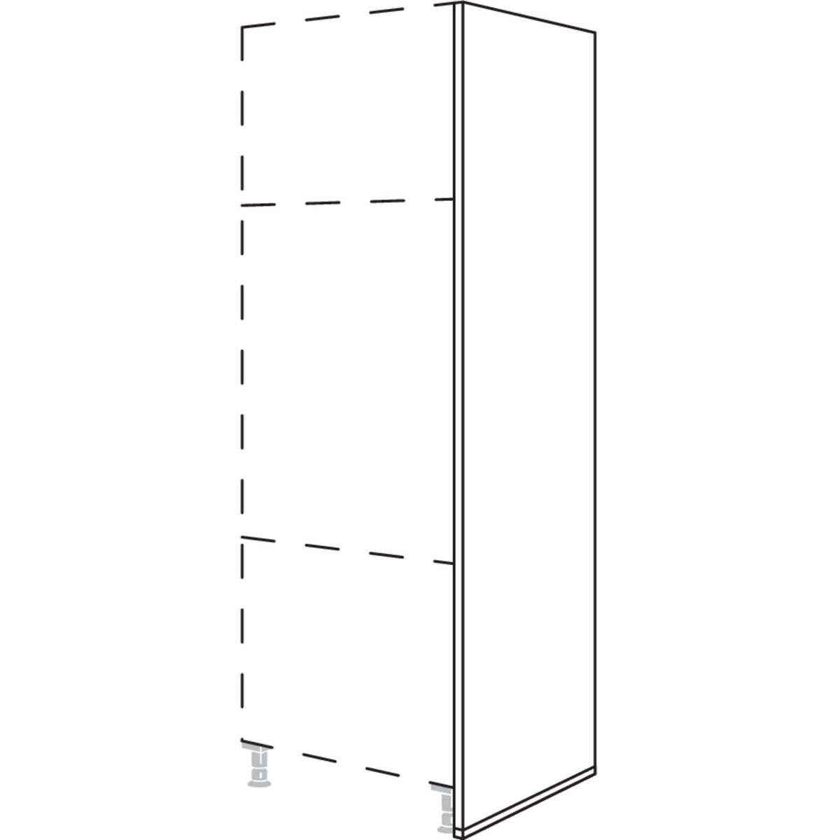 Nobilia Abschlusswange HWAV16-1 16304