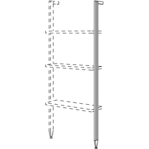 Nobilia Aluminiumstollen in Highboardhoehe XL HRS15-X 21921