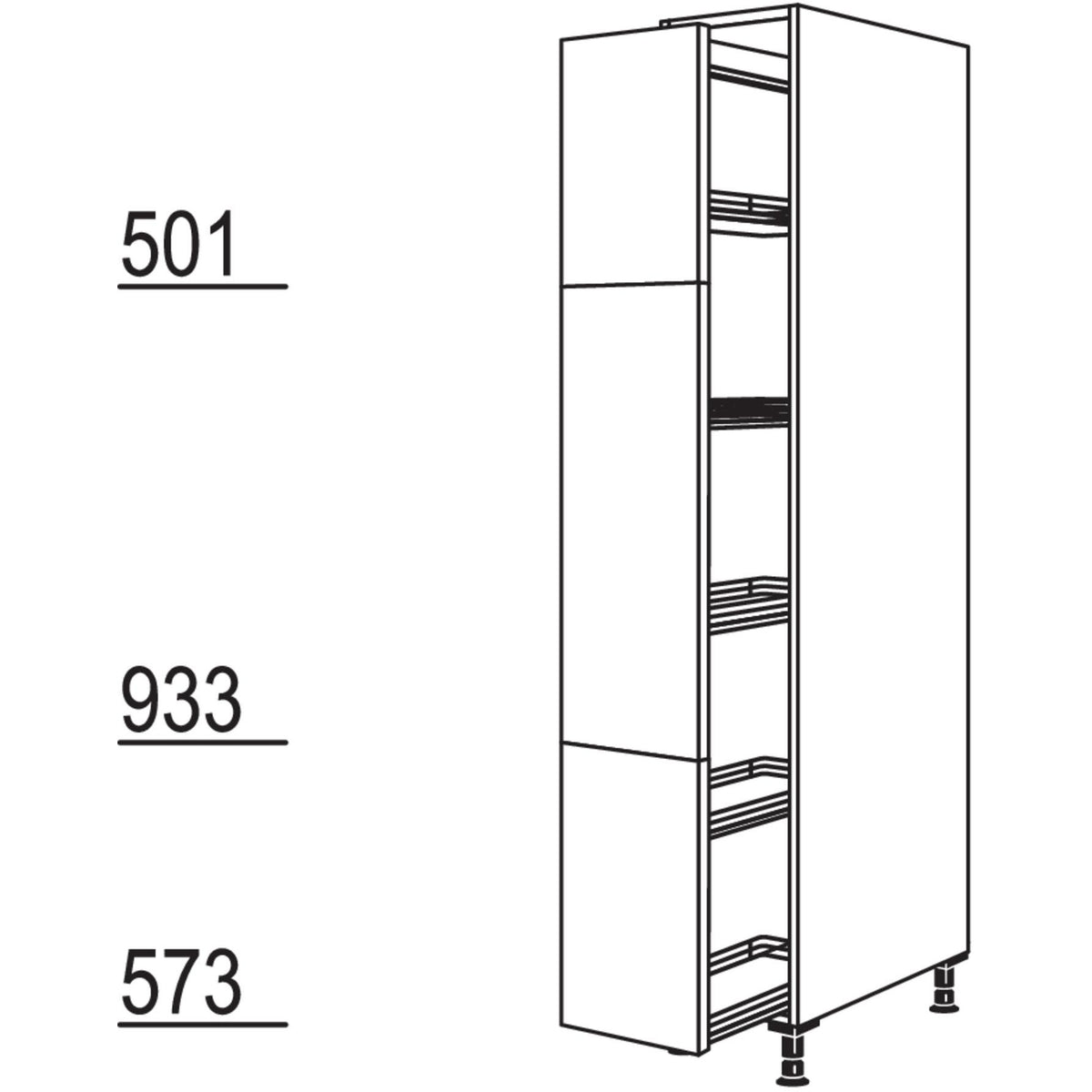 Nobilia Apothekerschrank HA30-1 24070