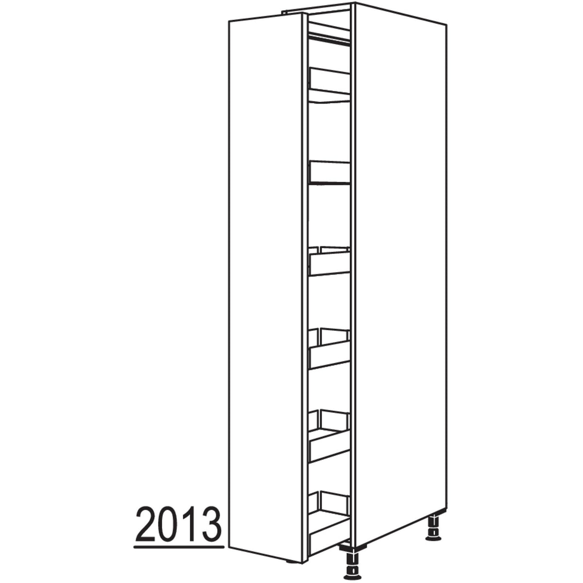 nobilia Apothekerschrank HAF40-1 24057