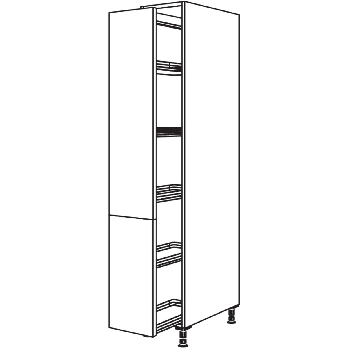 Nobilia Apothekerschrank HDA40-1 24074