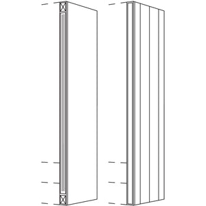 Nobilia Aufsatzschrank-Pilaster fuer Aufsatzschraenke- Hoehe 3 API-3 44759
