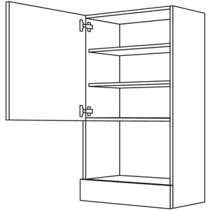 Nobilia Aufsatzschrank fuer Mikrowellengeraete AM60-1 30171
