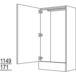 Nobilia Aufsatzschrank fuer Wasserboiler AWB60-2 41467