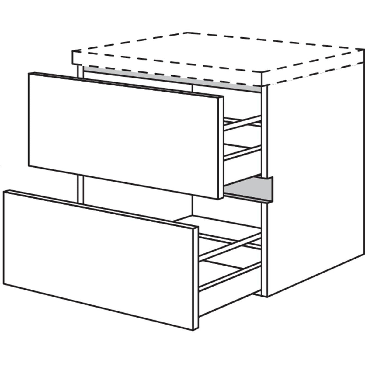 nobilia Auszugschrank NBU2A80-60 67656