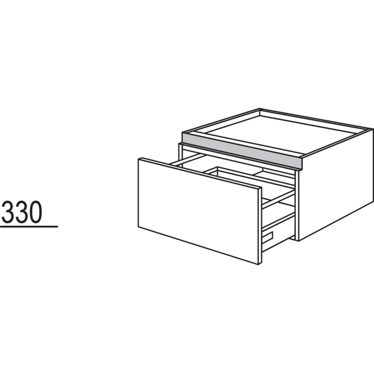 Nobilia Auszugschrank NUA60-36 51552