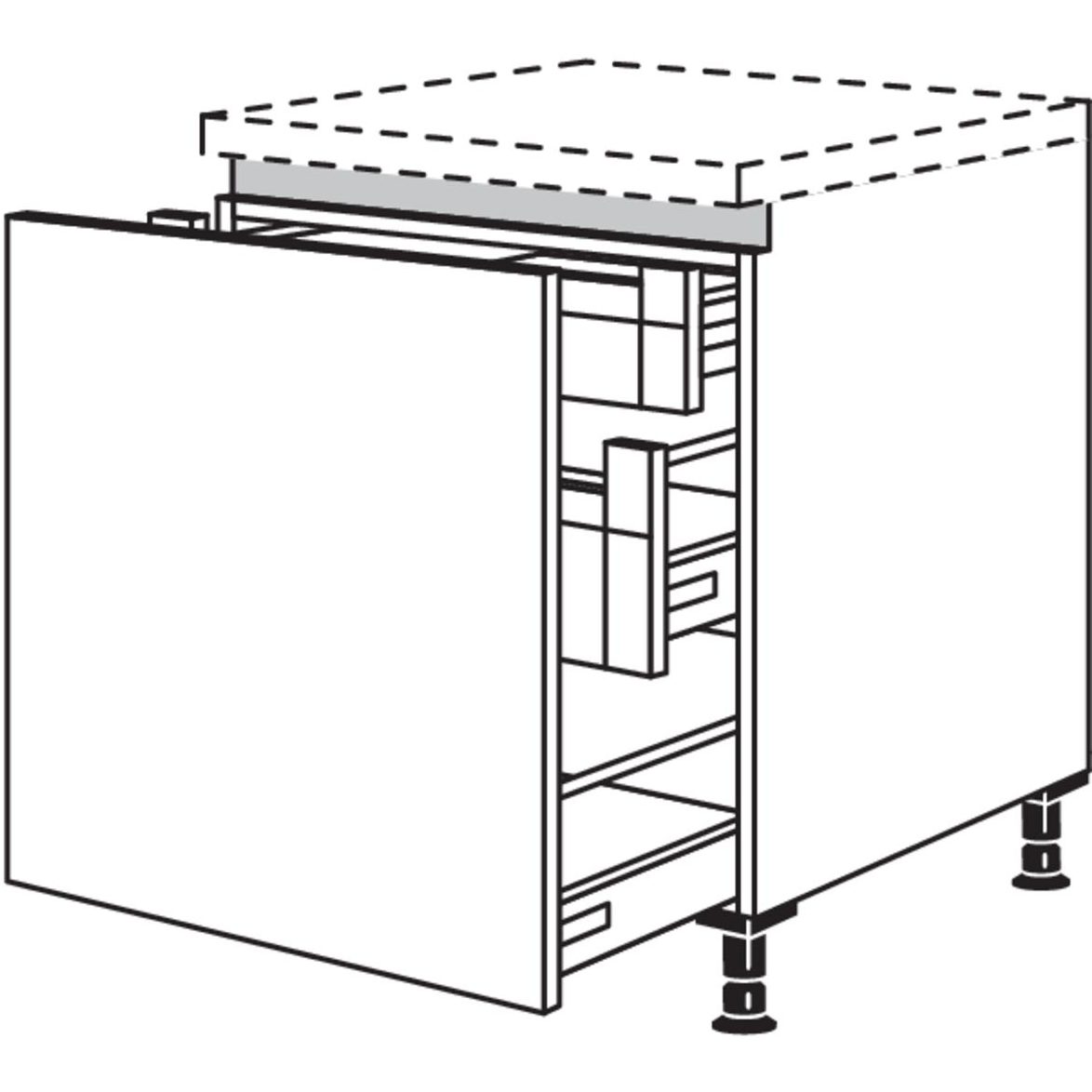 Nobilia Auszugschrank NUAIAI30 54264