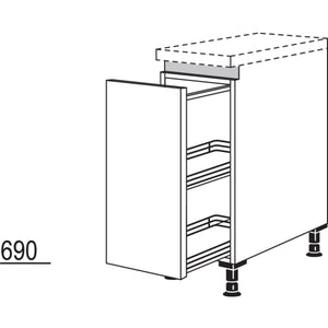 Nobilia Auszugschrank NUAM20 50020