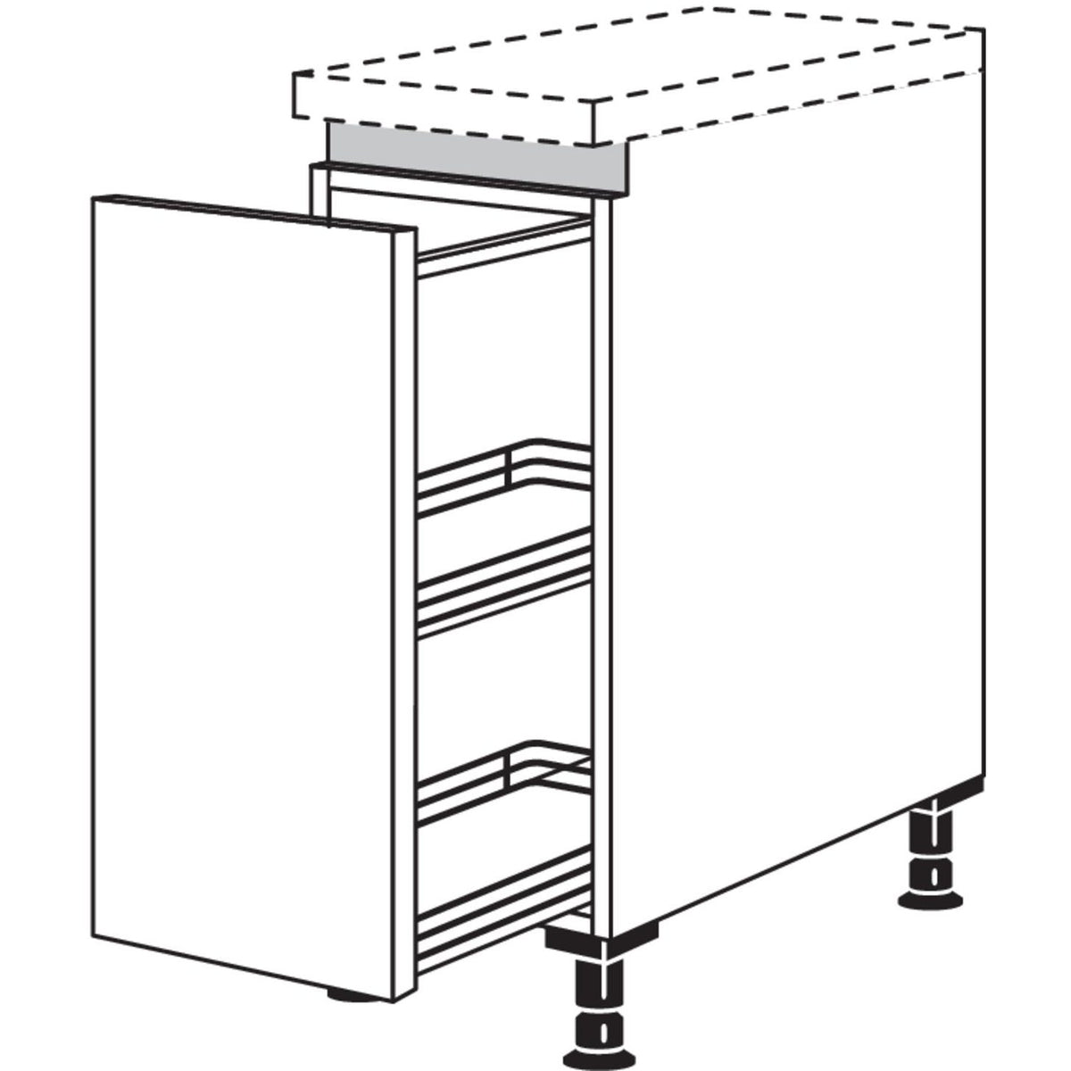Nobilia Auszugschrank NUAM20 50020