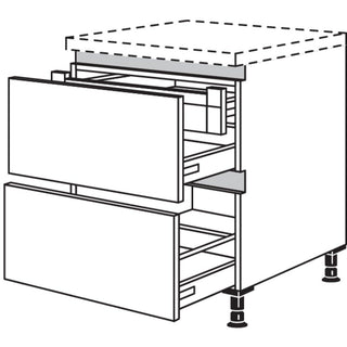 nobilia Auszugschrank NUI2A90 90 cm - Natura | 157