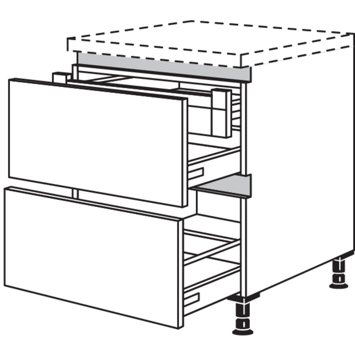 Nobilia Auszugschrank NUI2A120 52563