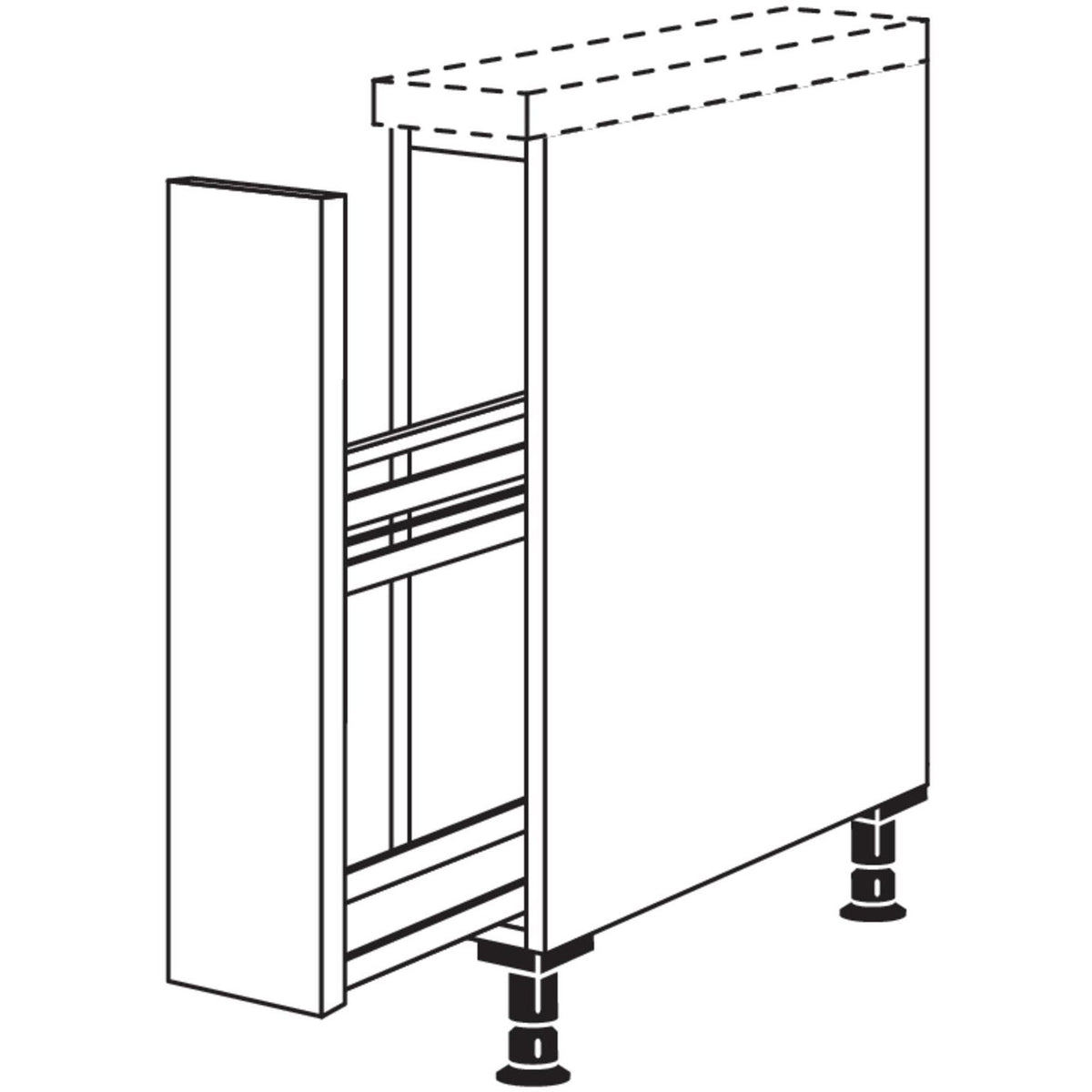 Nobilia Auszugschrank UABH15 21111