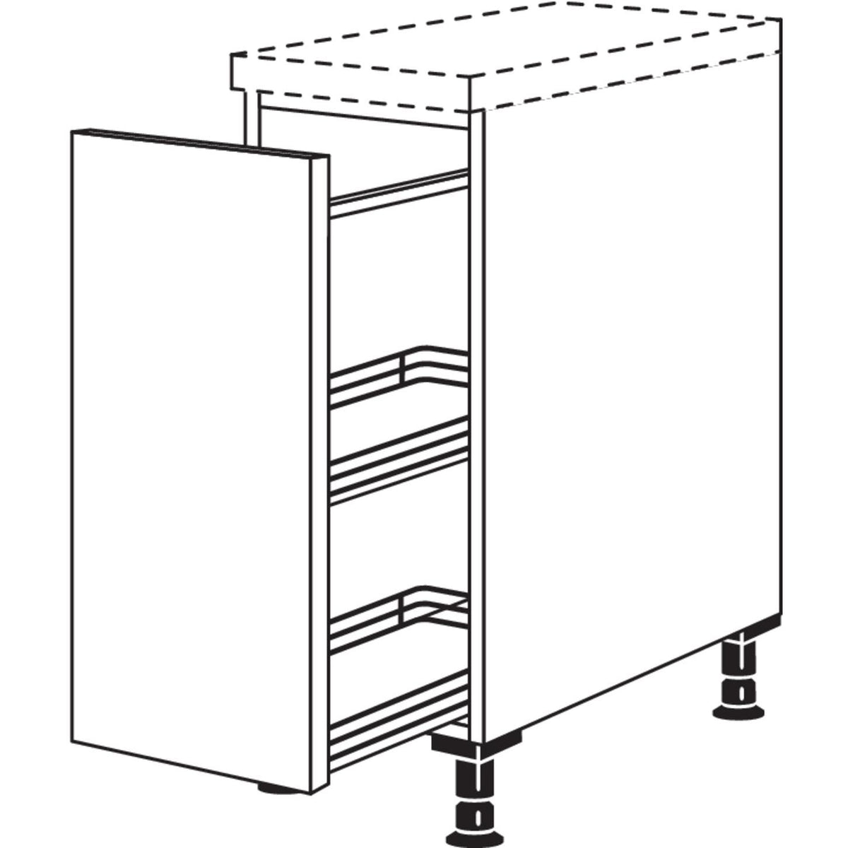 Nobilia Auszugschrank UAMD20 21020