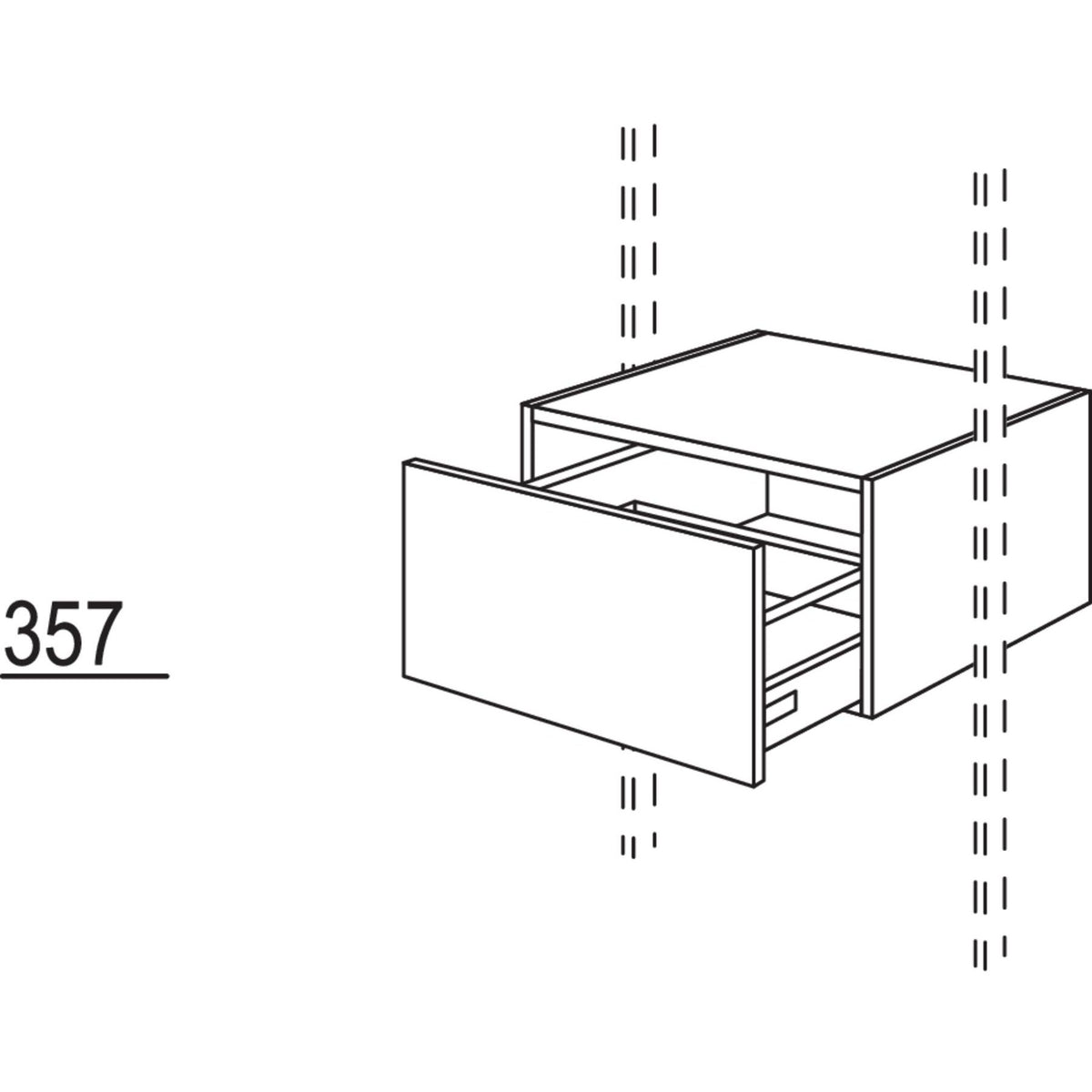 Nobilia Auszugschrank UARS60-36 36976