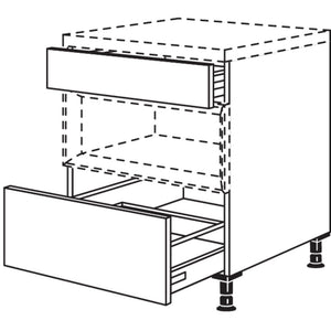 Nobilia Auszugschrank fuer Regaleinsatz Case USAC50 22110