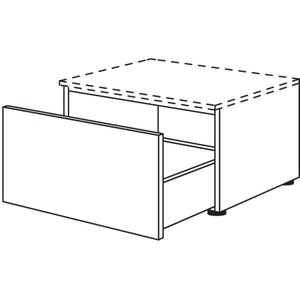 nobilia Auszugschrank in Echtholz- Furnier UAEF60-36 30530