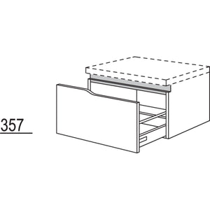 Nobilia Badezimmer-Abschluss- Auszugschrank Curve NBUAAC45-36 67361
