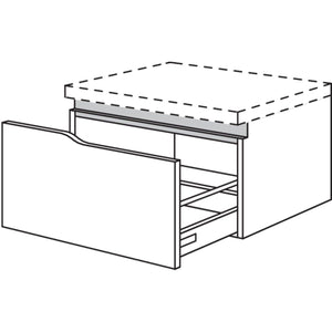 Nobilia Badezimmer-Abschluss- Auszugschrank Curve NBUAAC45-36 67361