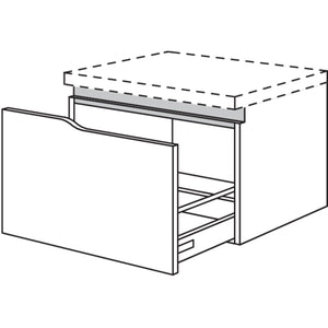 Nobilia Badezimmer-Abschluss- Auszugschrank Curve NBUAAC45-43 67463