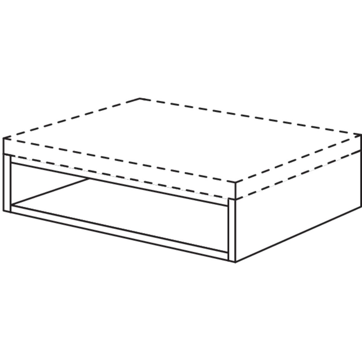 Nobilia Badezimmer-Aufsatzregal BURMA50-14 2193