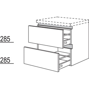 Nobilia Badezimmer-Auszugschrank NBU2A50-63 67624