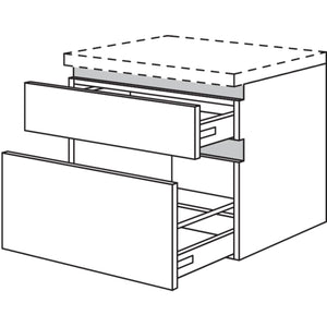 Nobilia Badezimmer-Auszugschrank NBUSA90-55 67557