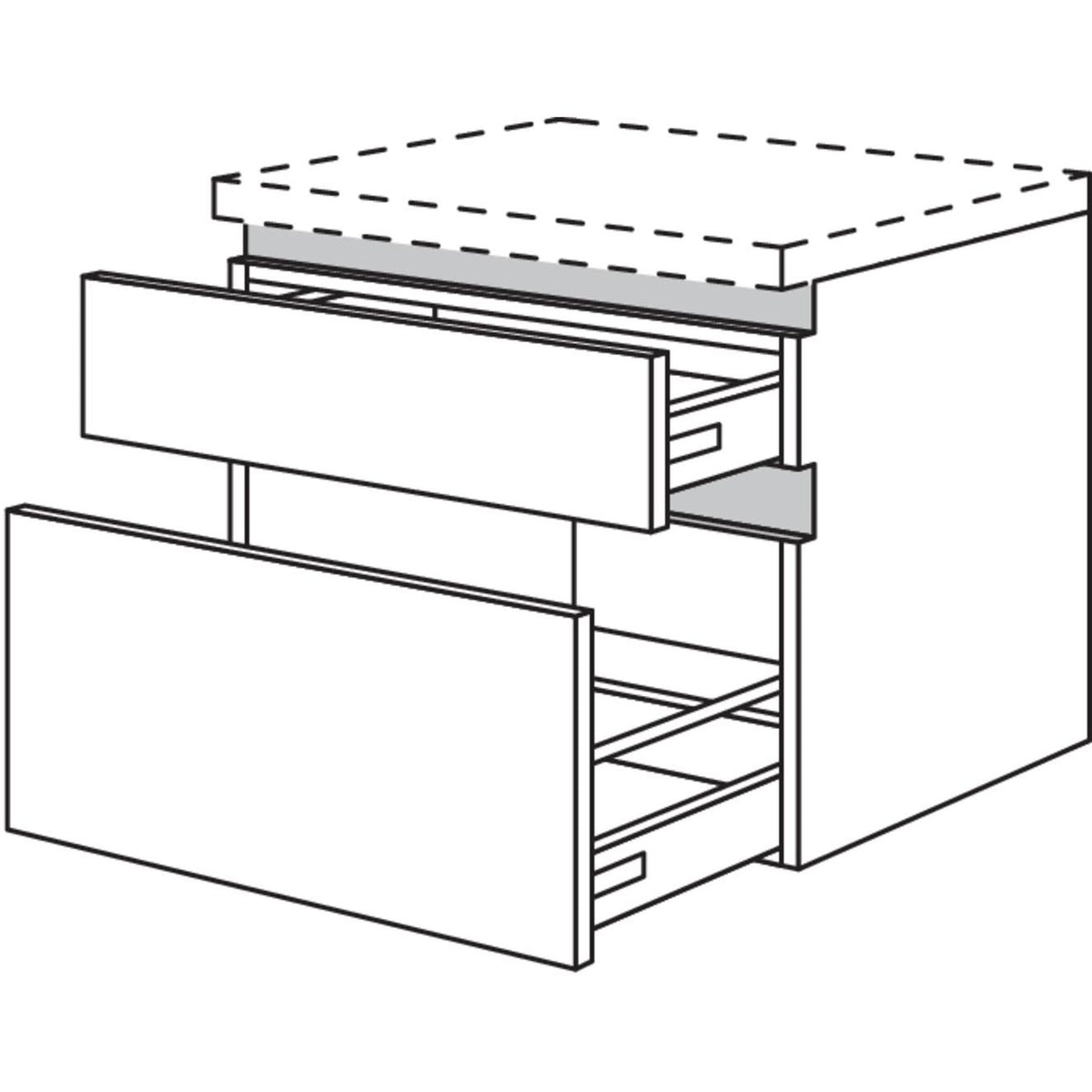 Nobilia Badezimmer-Auszugschrank NBUSA45-55 67553