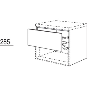 Nobilia Badezimmer-Auszugschrank fuer Regaleinsatz Case BUACU90-58 2530