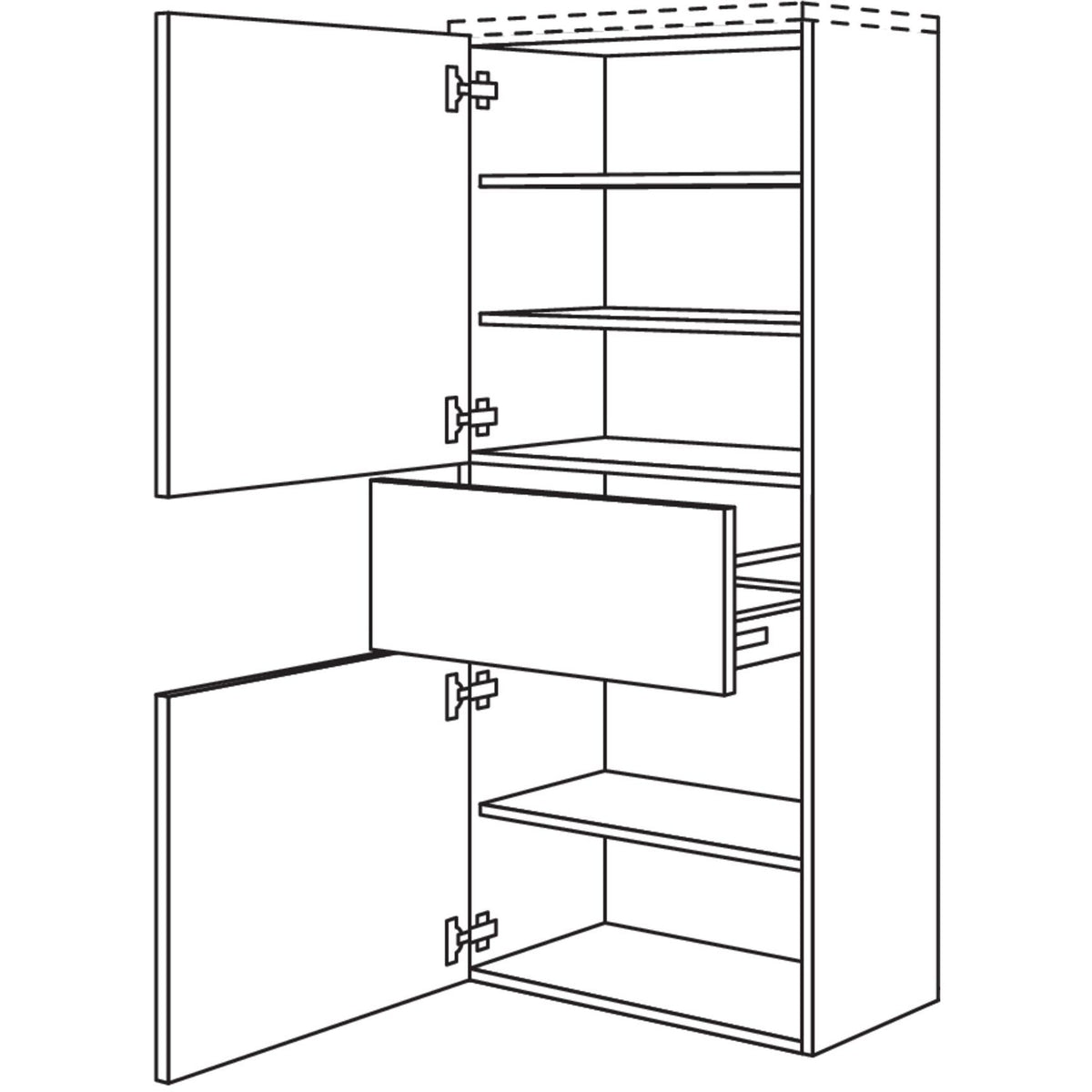 Nobilia Badezimmer-Midischrank BMA40-158 2954