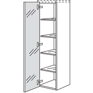 Nobilia Badezimmer-Midischrank BMSP45-130 2995