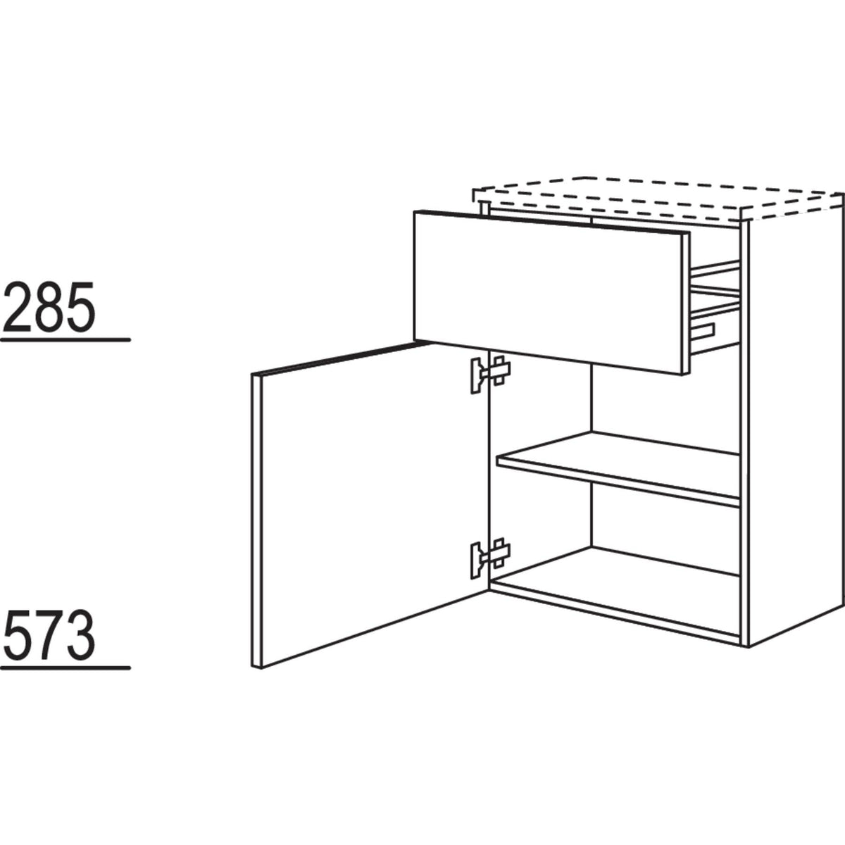 Nobilia Badezimmer-Sideboard BSA60-86 2936