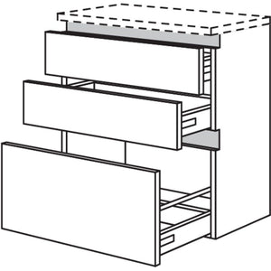 Nobilia Badezimmer-Sideboard NBS2SA40-72 67704