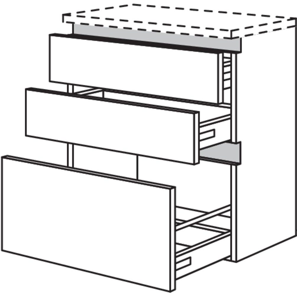 Nobilia Badezimmer-Sideboard NBS2SA50-72 67715