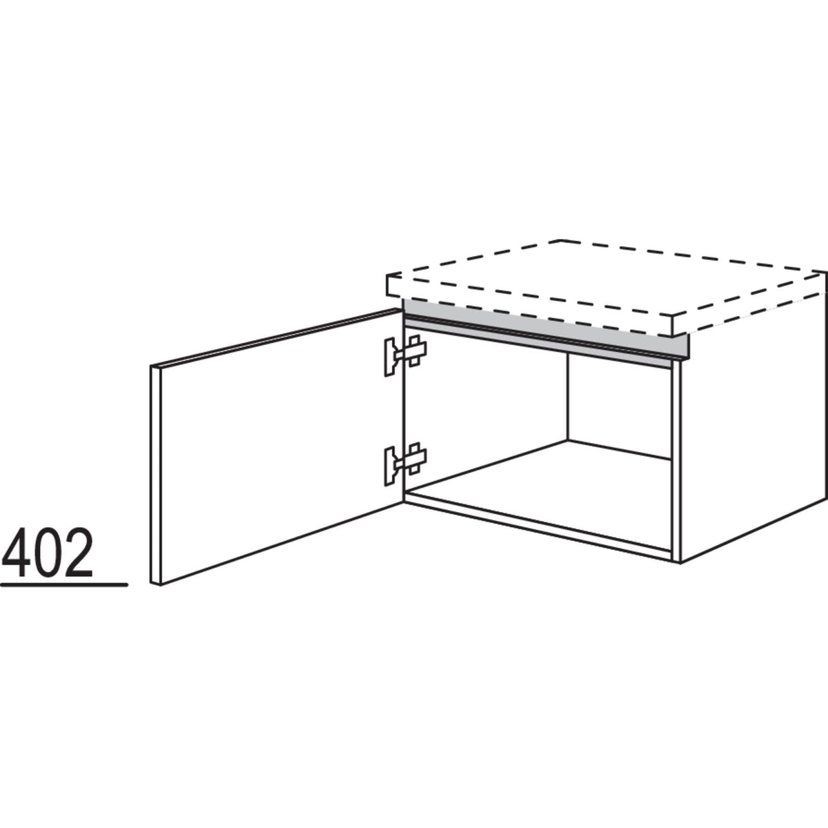 Nobilia Badezimmer-Unterschrank NBU50-43 67425