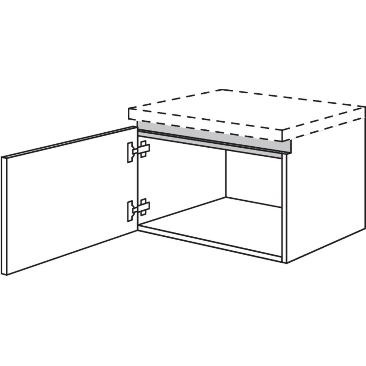 Nobilia Badezimmer-Unterschrank NBU40-43 67424