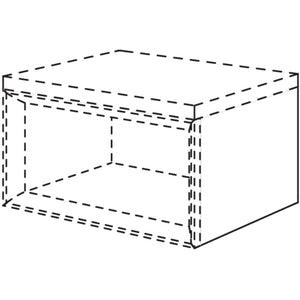Nobilia Badezimmer-Unterschrankregal fuer Regaleinsatz Case BURC45-36 2367