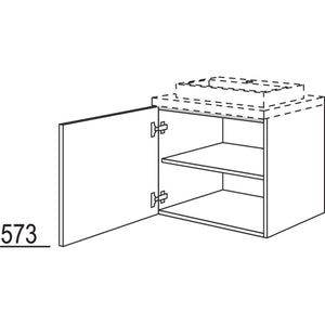 Nobilia Badezimmer-Waschtischschrank BW60-58 2895