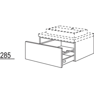 Nobilia Badezimmer-Waschtischschrank BWA60-29 2715