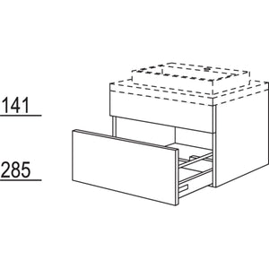 Nobilia Badezimmer-Waschtischschrank BWA60-43 2445