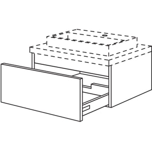 Nobilia Badezimmer-Waschtischschrank BWAS30-29 2311