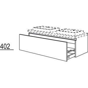 Nobilia Badezimmer-Waschtischschrank NBWBA120-43 67450