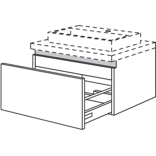 nobilia Waschtischschrank NBWBA40-36 40 cm - Natura | 157