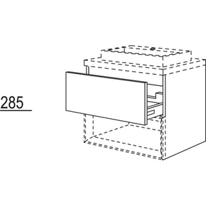 Nobilia Badezimmer-Waschtischschrank fuer Regaleinsatz Case BWASC90-58 2770