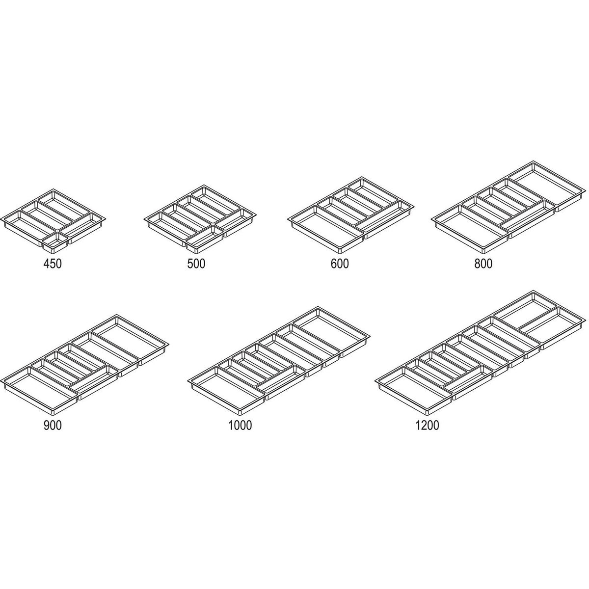 nobilia Besteckeinsatz Depot BE90-46D 10187